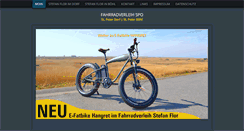 Desktop Screenshot of fahrradverleih-spo.de